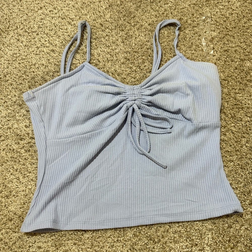 Large ribbed tank top